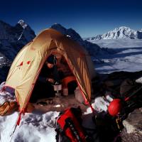 Many mountaineers consider Ama Dablam - mother's jewel purse in English - to be the most beautiful mountain in the world. The peak near Mount Everest, in the Solo Khumbu of Nepal, was the perfect setting for a climbing expedition exploring the changing role of women in mountaineering.